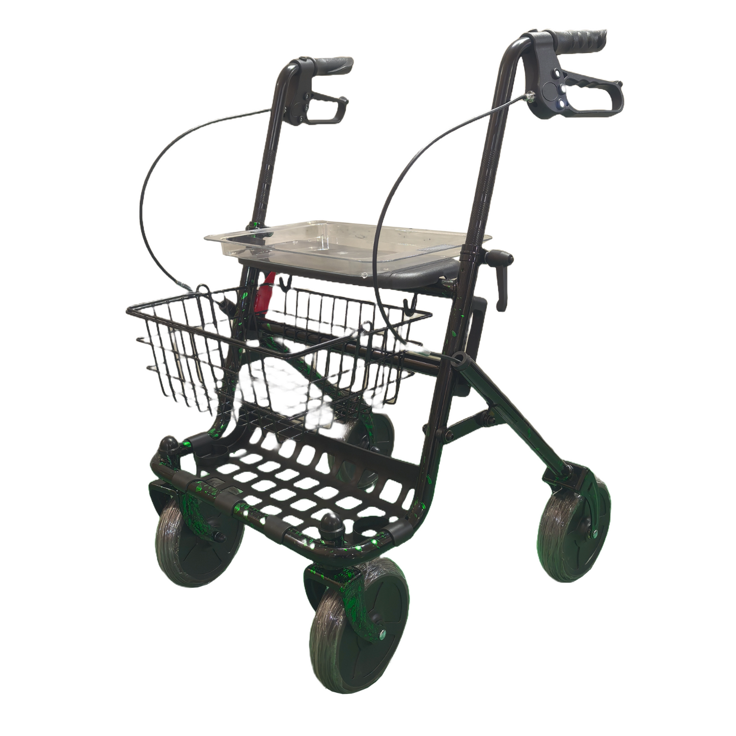 Rollator in acciaio 4 ruote