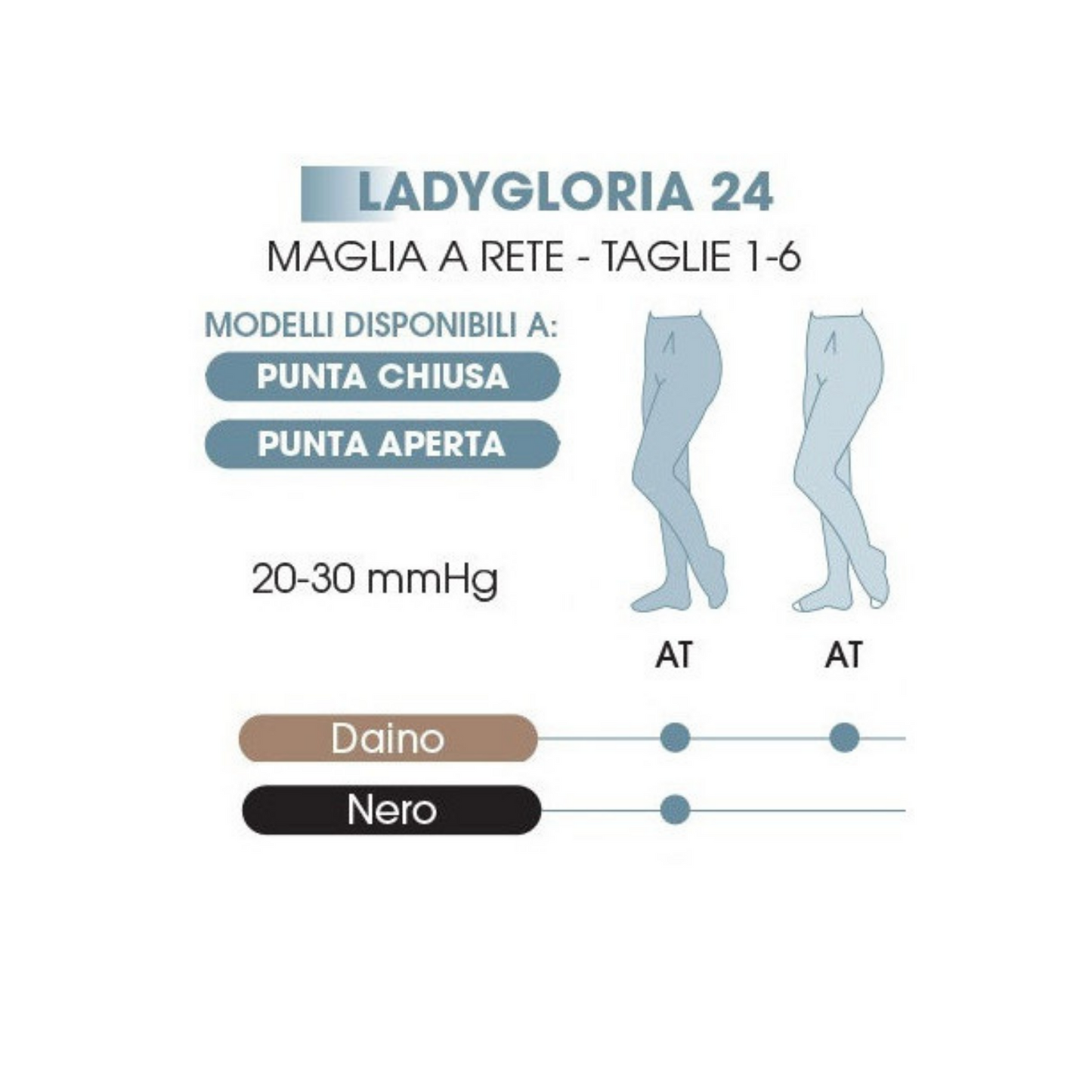 Collant Lady Gloria 24 MMHG