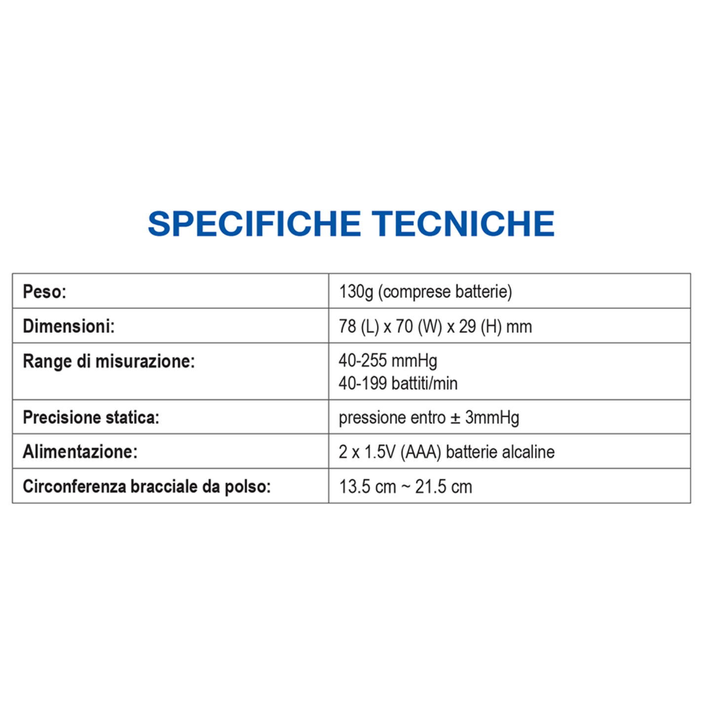 Misuratore di pressione polso 30 memorie
