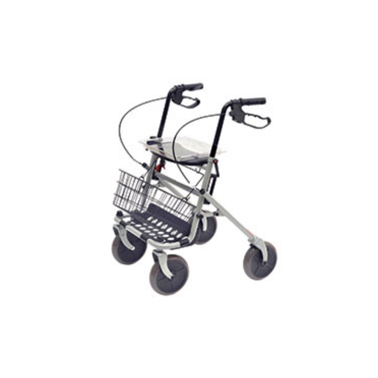 Rollator in acciaio 4 ruote