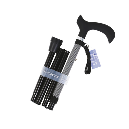 Bastone in alluminio pieghevole fantasia con manico Derby in ABS e TPR – Brio RP160