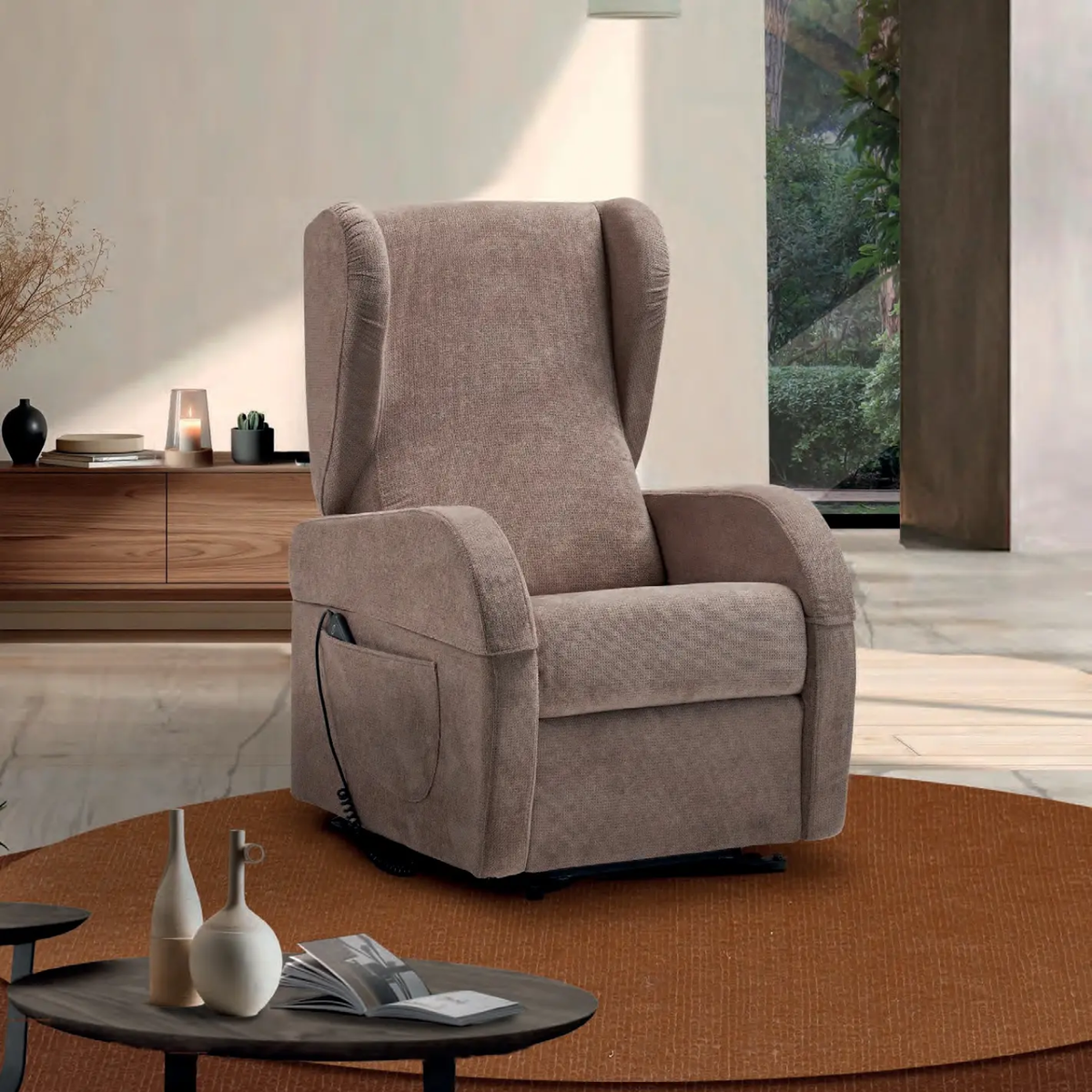 Poltrona Anna Plus colore Taupe