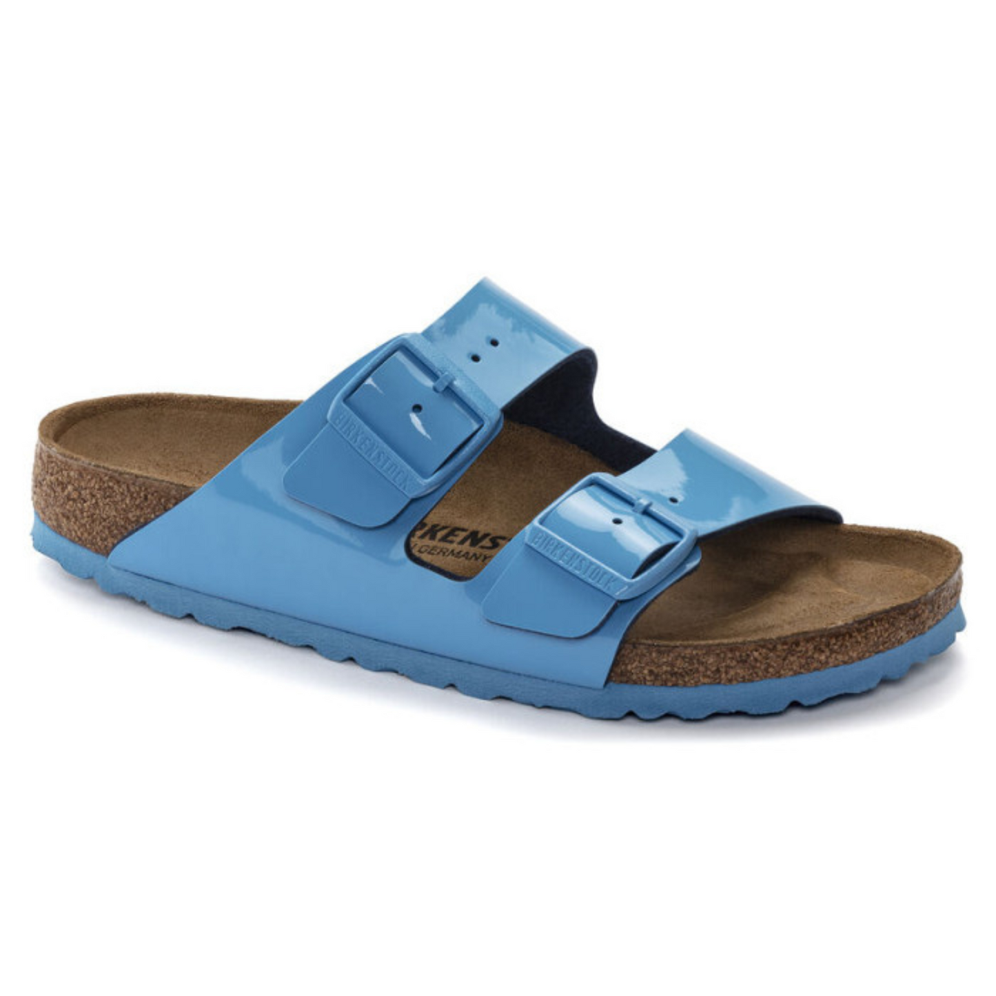 Ciabatta Arizona Patent Sky Blue Birkenstock