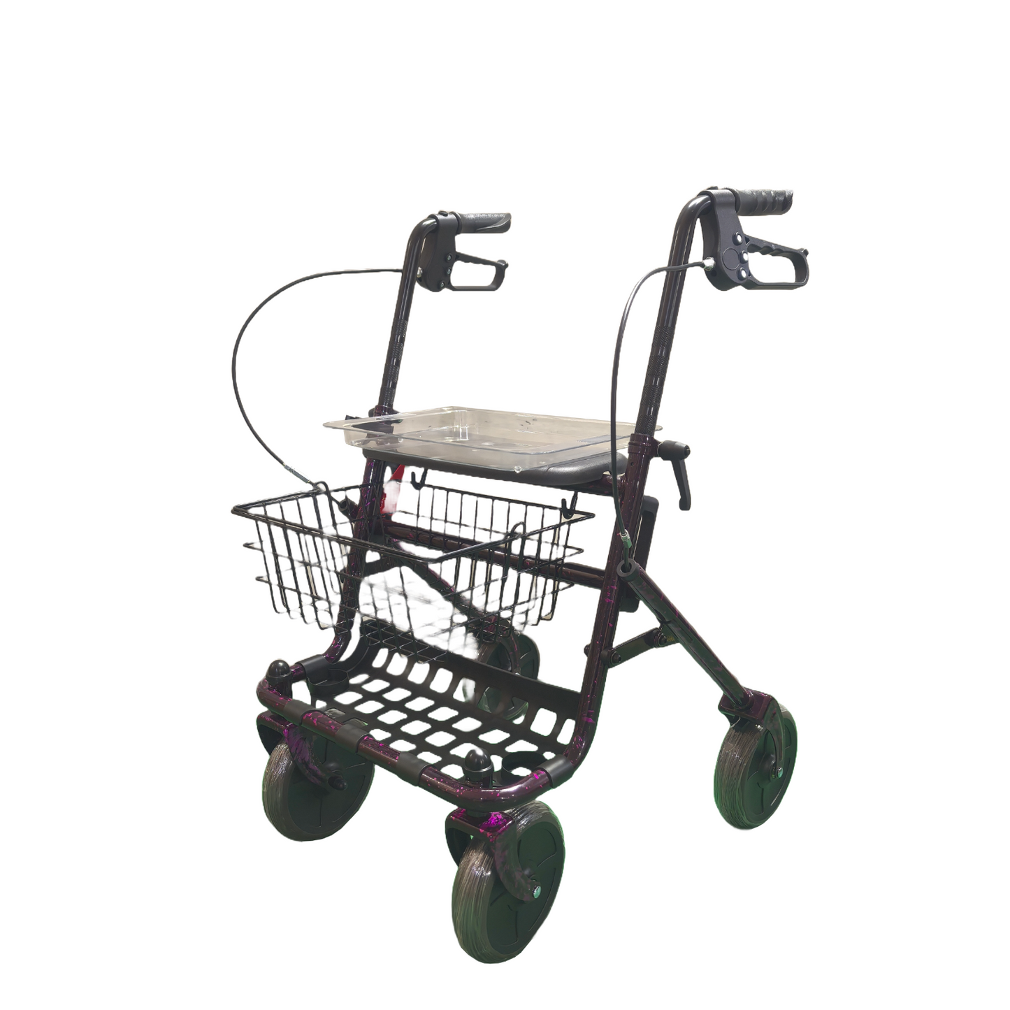 Rollator in acciaio 4 ruote
