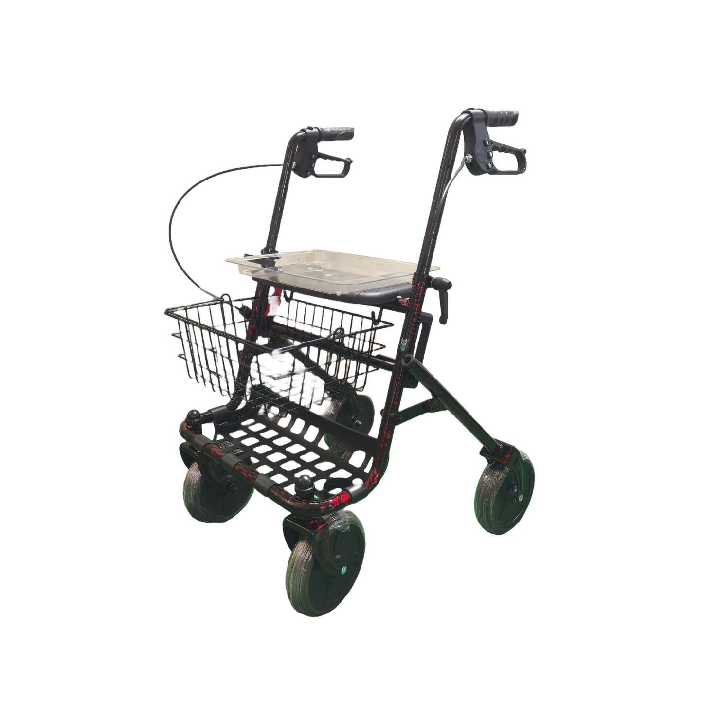 Rollator in acciaio 4 ruote