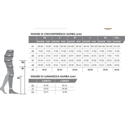 Gambaletto Gloriamed Evo 162 Cotton KL 1 Beige