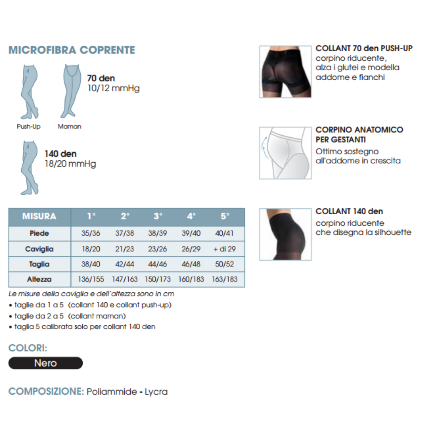 Collant Microfibra 70 Coprente